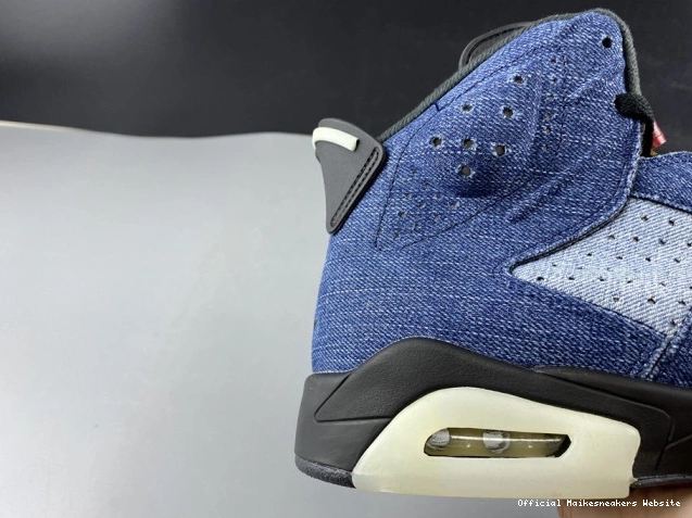 Official Maikesneakers CT5350-401 Air 6 Denim Jordan Washed 0713